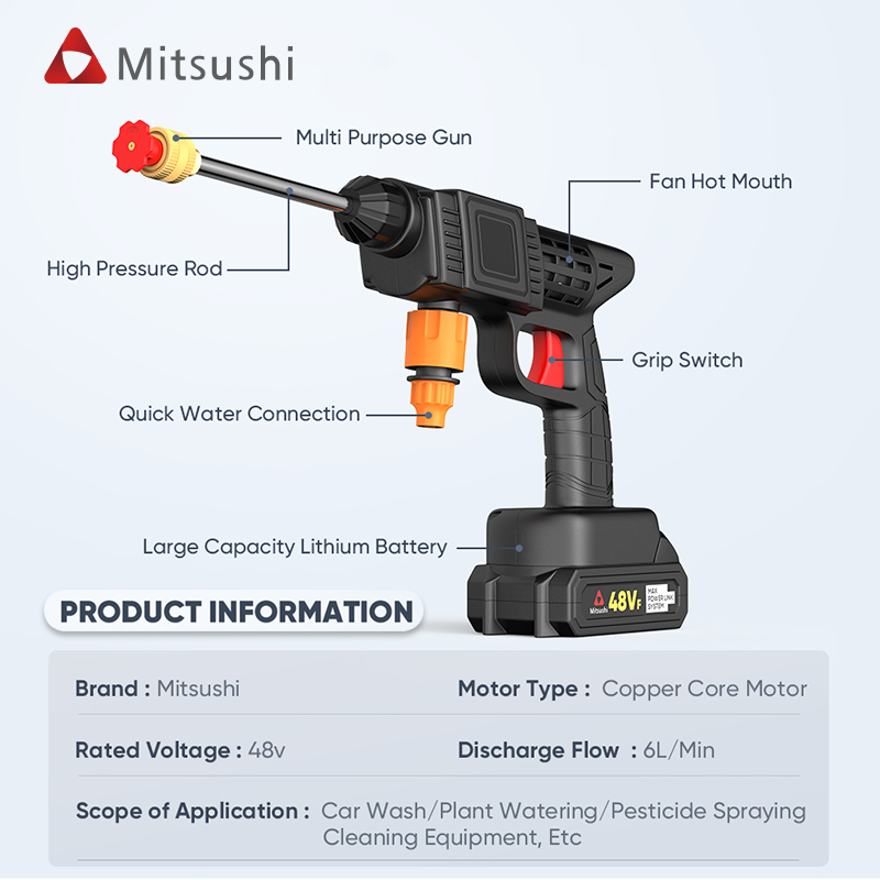 Mitsushi Lithium battery water gun