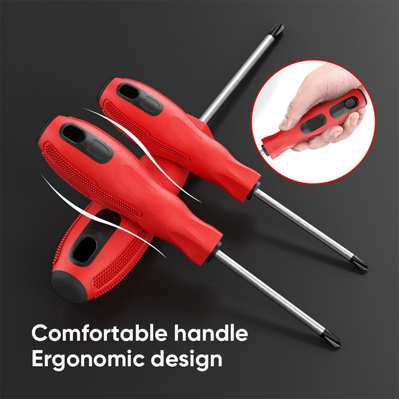 Mitsushi High-Quality Chromium Vanadium Steel Precision Flat-Head Screwdriver