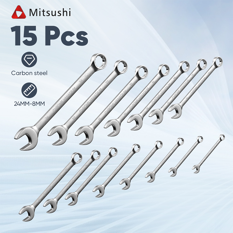 Mitsushi High Quality Tool Combination Open Gear Spanner