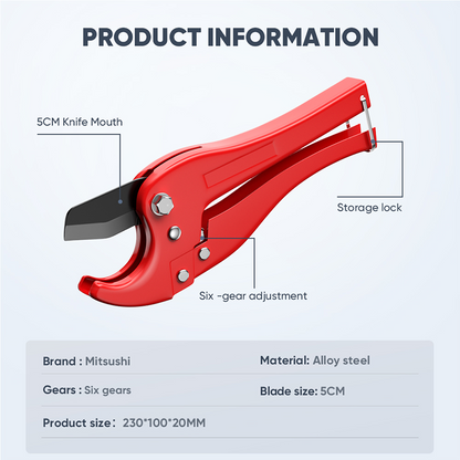 Mitsushi High Hardness Hose Scissors (9 Inches)