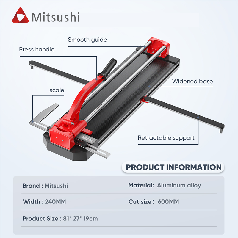 Mitsushi Upgrade And Enlarge The Handle Tile Cutter