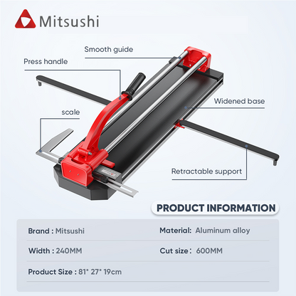 Mitsushi Upgrade And Enlarge The Handle Tile Cutter