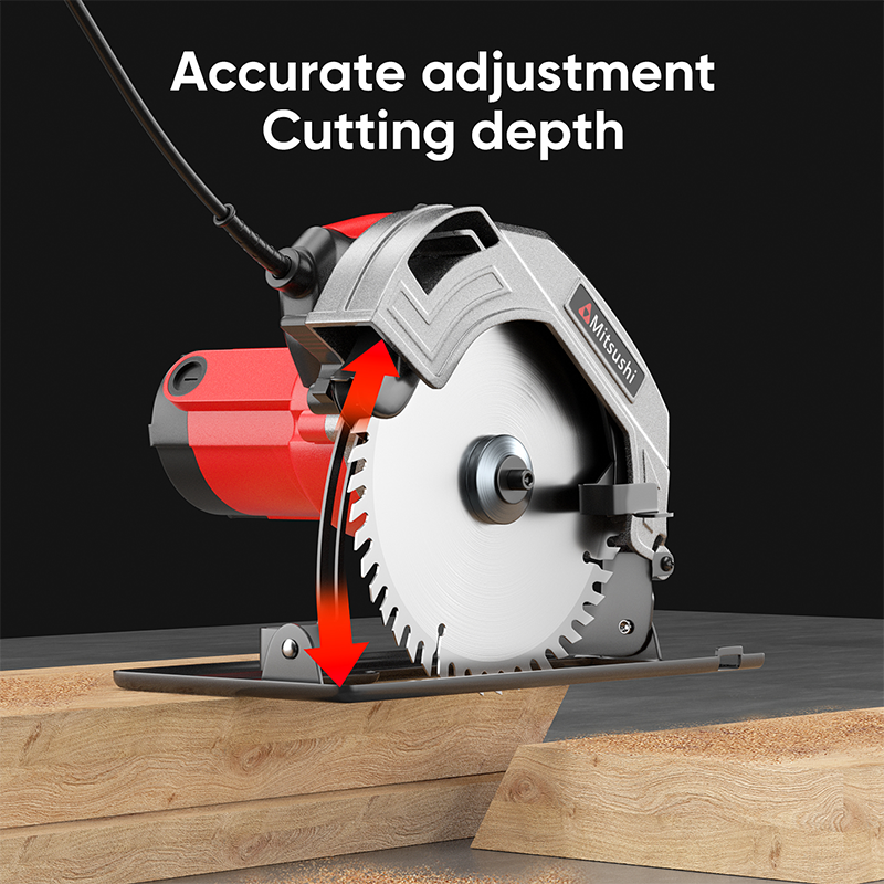 Mitsushi 1450W Multi-Angle Cutting Wood Cutting Table Flip Cutter