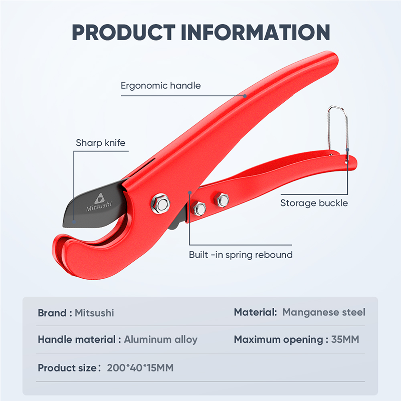 Mitsushi Not Easy To Rust Hose Scissors (8 Inches)