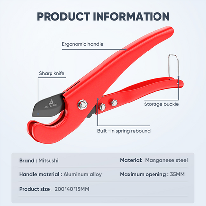 Mitsushi Not Easy To Rust Hose Scissors (8 Inches)