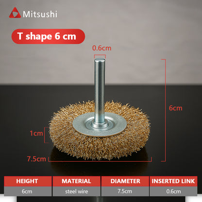 Copper-Plated Steel Wire Wheel