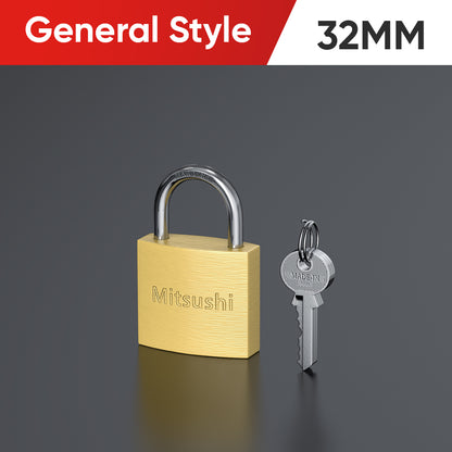 Brass-Finish Padlock