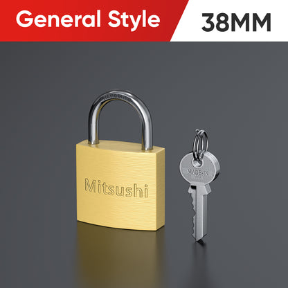 Brass-Finish Padlock