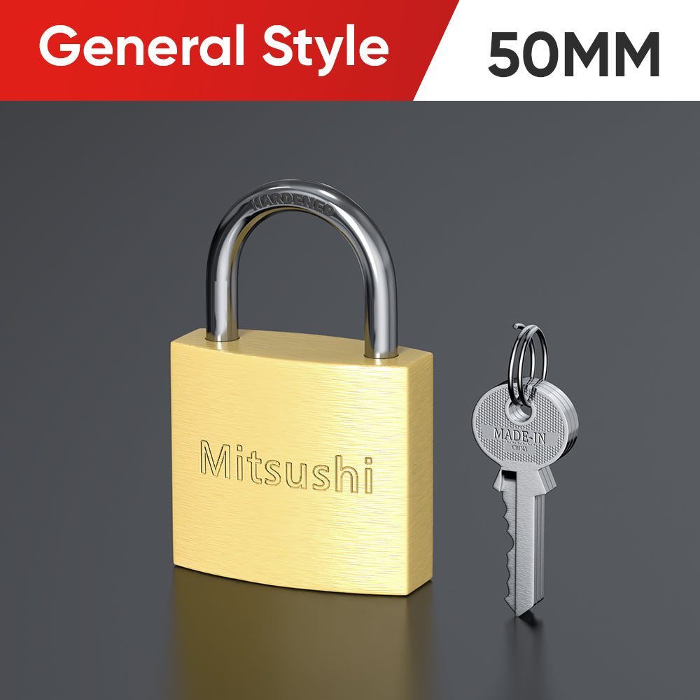 Brass-Finish Padlock