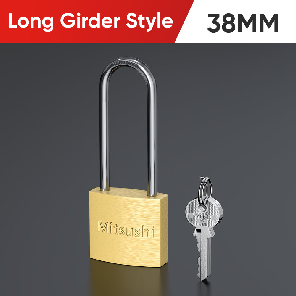 Brass-Finish Padlock