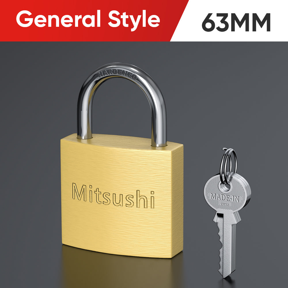 Brass-Finish Padlock