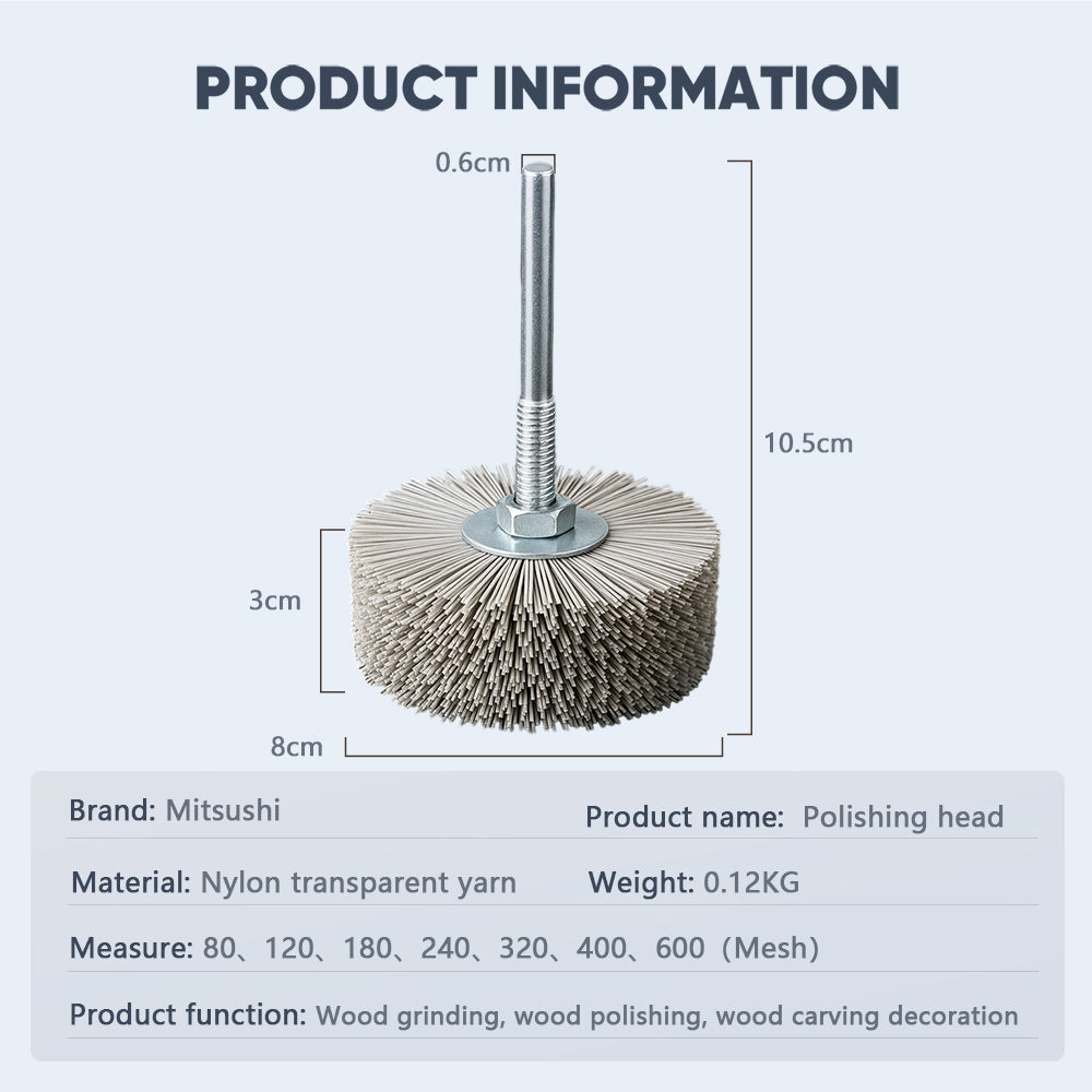 369 transparent silk polished flower head