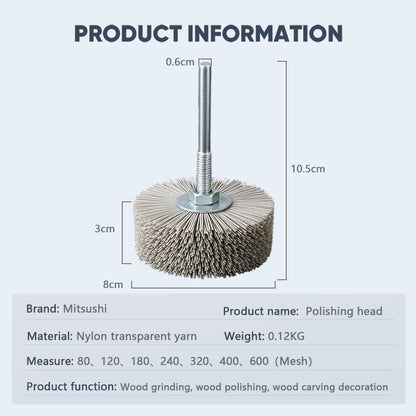 369 transparent silk polished flower head