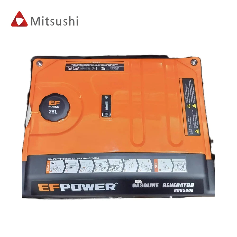 Gasoline Generator High Power 7.5 kw Electric Home Use Petrol Silent Generator 7.5kva