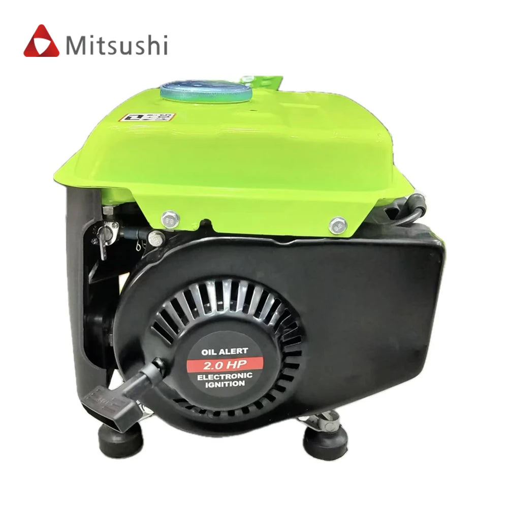 Easy Move Portable 950w Silent Mini Open Type Power Gasoline Generator