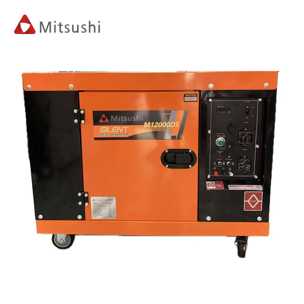 12KW 9KW 6.5KW Open Type High Power Diesel Generator for Electricity Generation