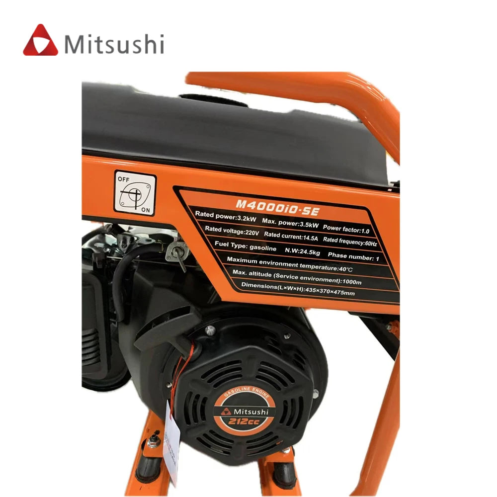 Professional Customizable 3.5-10 kW Portable Diesel Electric Generator Electric Generator Rated Power Low Noise Single