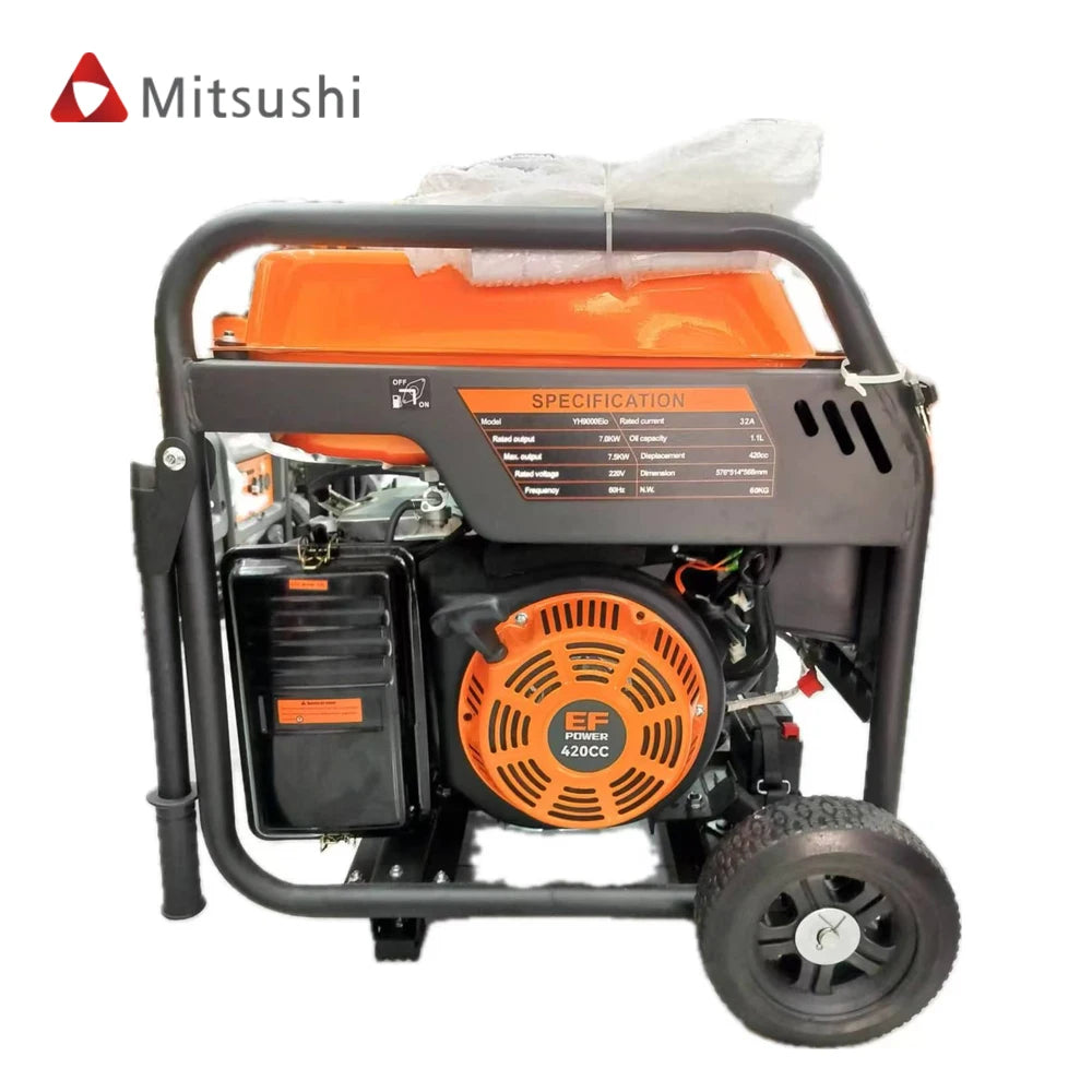 7.5KW Gasoline Generator Petrol Electric Power Silent Portable Gasoline Generator Gasoline Price Power