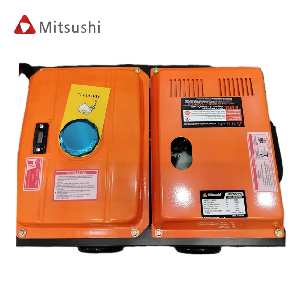 3.5KW 6KW 6.5KW 7.5KW 10KW Open Type High Power Diesel Generator for Open Type Frame Silent Electricity Generation