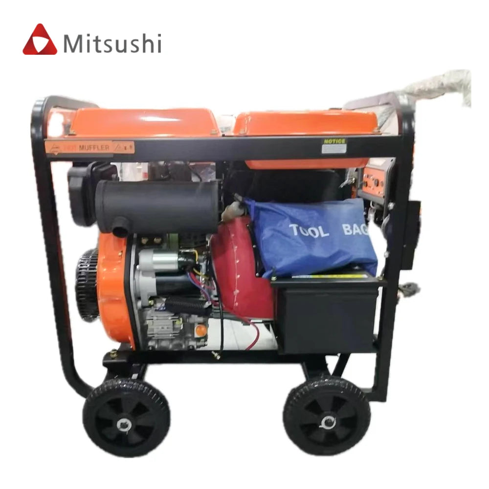10KW Power Diesel Generator Set 3.5KW 4KW 6.5KW 7.5KW Silent Mobile All Copper Brushless Motor Self Starting Backup Power Supply