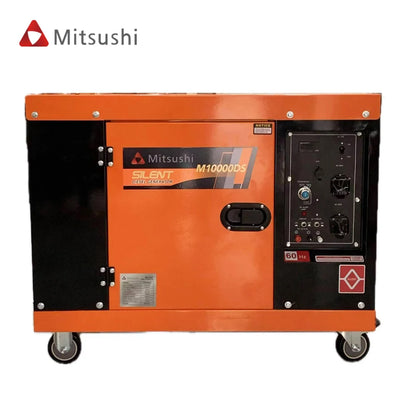 Portable 9KW Silent Generator Single Phase AC Output 220V 60Hz Diesel Fuel Portable Genset With DC Dynamo Electricity Generating