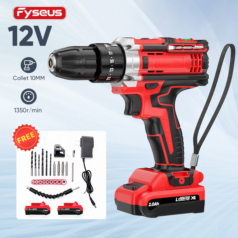FYSEUS 12V Cordless Drill